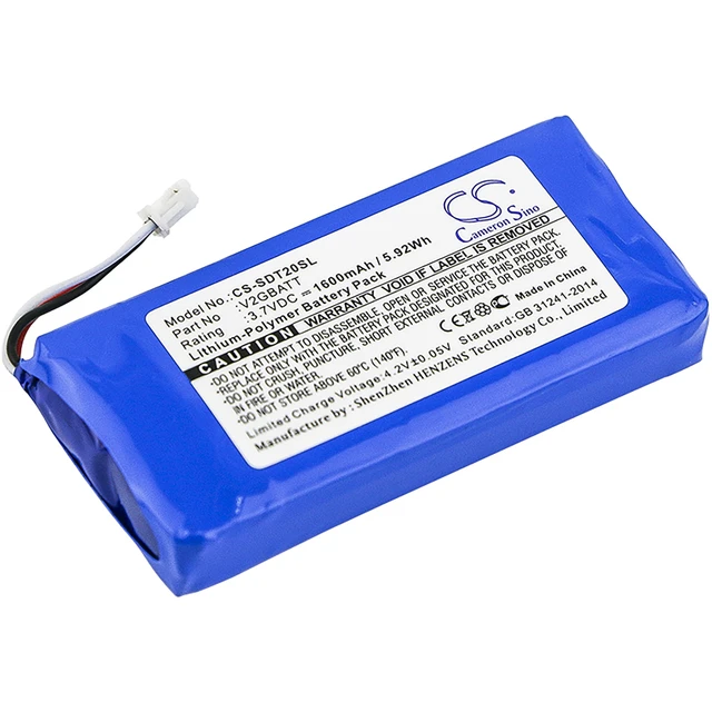 Main image of Battery for SportDOG TEK 2.0 GPS Dog Collar TEK-2L TEK-V2LT V2GBATT CS-SDT20SL