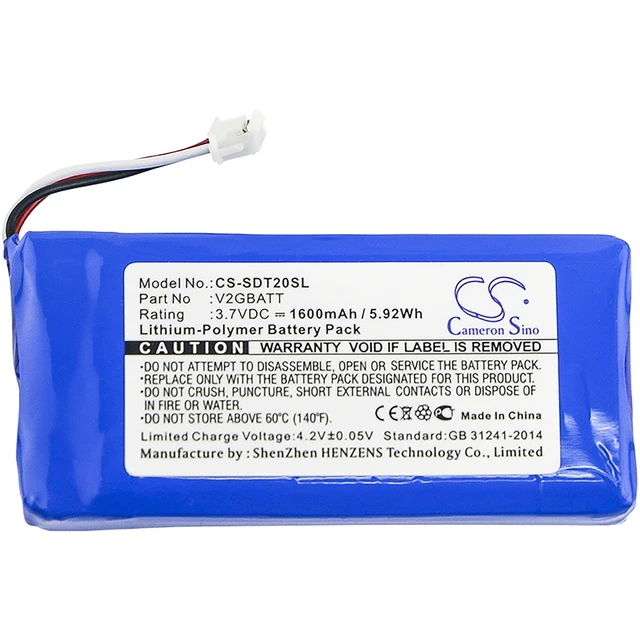 Alt view image 3 of 4 - Battery for SportDOG TEK 2.0 GPS Dog Collar TEK-2L TEK-V2LT V2GBATT CS-SDT20SL