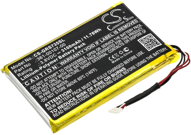 Main image of Battery for Garmin 010-01735-10 Explorer+ GPSMAP 66i inReach SE SE+ 361-00107-00