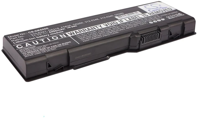 Main image of Battery for D5318 U4873 Y4873 YF976 Dell Inspiron 6000 9200 310-6321 312-0340