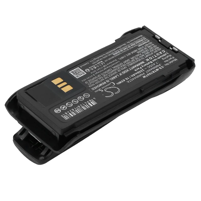Alt view image 2 of 5 - Battery for PMNN4807 PMNN4808 PMNN4809 PMNN4810 PMNN4407 Motorola R7 R7A Radio
