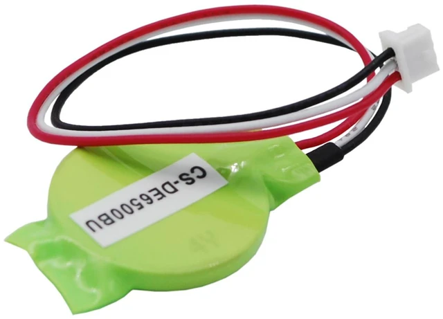 Alt view image 3 of 6 - CMOS Battery for Dell E6500 23.22207.041 23.22218-041 GC02000KH00 GC020012R00