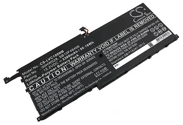 Main image of Battery for Lenovo ThinkPad X1 Yoga 00HW028 01AV439 01AV458 SB10F46466 TP00076A