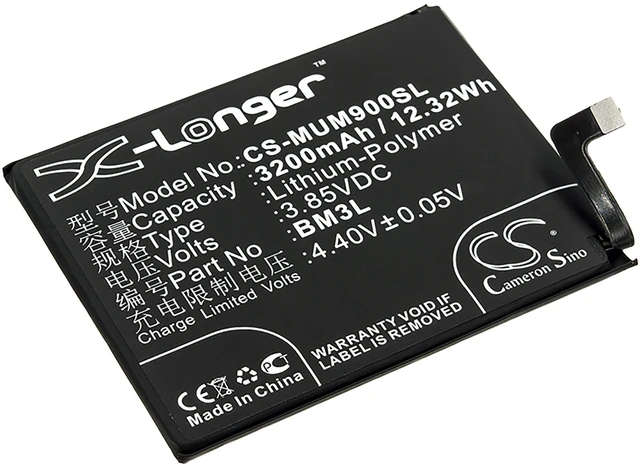 Main image of Battery for Xiaomi M1902F1A M1902F1G M1902F1T Mi 9 BM3L CS-MUM900SL X-Longer
