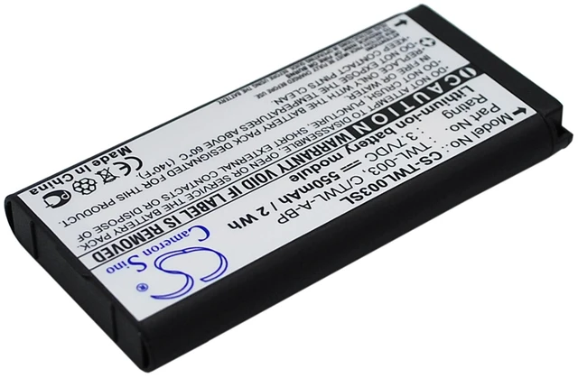 Alt view image 2 of 5 - Game Console Battery for Nintendo C/TWL-A-BP TWL-003 DSi NDSi NDSiL 550mAh