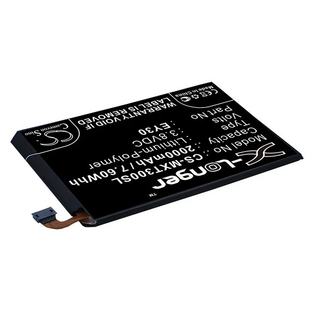 Alt view image 2 of 4 - Battery for Motorola Moto X 2nd 2015 3605 X+1 XT1092 XT1096 XT1097 EY30 SNN5945A