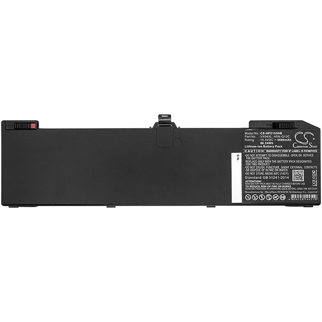 Alt view image 5 of 5 - Battery for HP ZBook 15 G5 2YW99AV 2YX00AV 4ME79AA L05766-855 VX04XL HSN-Q13C