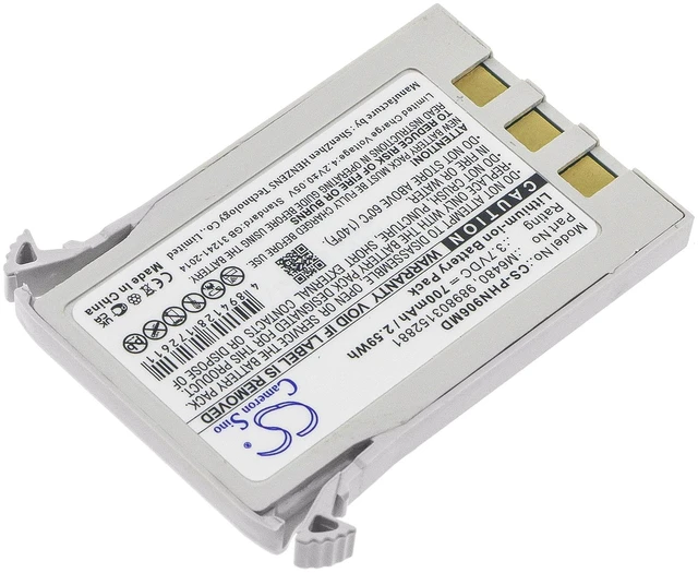 Alt view image 2 of 4 - Battery for Philips Expression MR200 Invivo 9065 9067 989803152881 M6480 700mAh