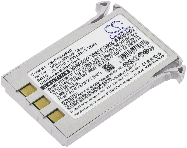 Main image of Battery for Philips Expression MR200 Invivo 9065 9067 989803152881 M6480 700mAh