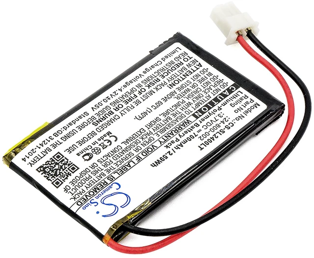 Alt view image 2 of 6 - Battery for Solar LED Light SL-24000 24-800-002 24-800-006 PLB-24-800-006