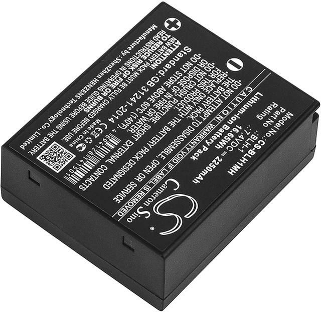 Alt view image 2 of 3 - Battery for OLYMPUS E-M1 Mark II mirrorless OM-D BLH-1 Camera CS-BLH1MH 2250mAh