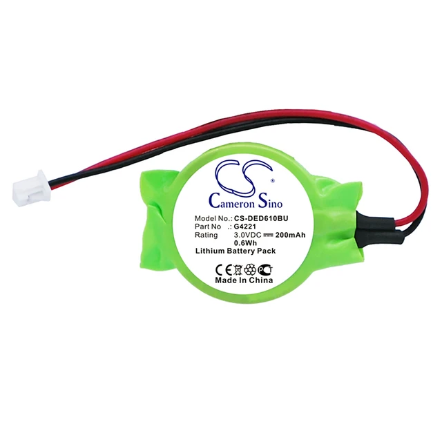 Alt view image 3 of 4 - CMOS Battery for DELL X200 Panasonic ToughBook CF-71 PII PIII 3E158 3R459 G4221