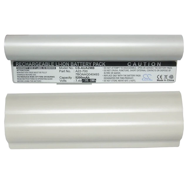 Alt view image 5 of 5 - Battery for Asus Eee PC 2G 701 701C 800 801 8G Surf 900 7BOAAQ040493 A22-700