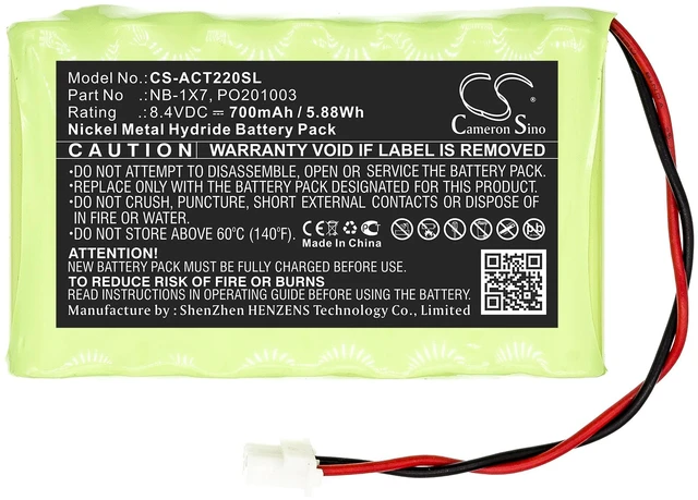 Alt view image 3 of 5 - Battery for Acutrac 22 Pro 22Pro MKII Digiair Digisat 3 meter NB-1X7 PO201003