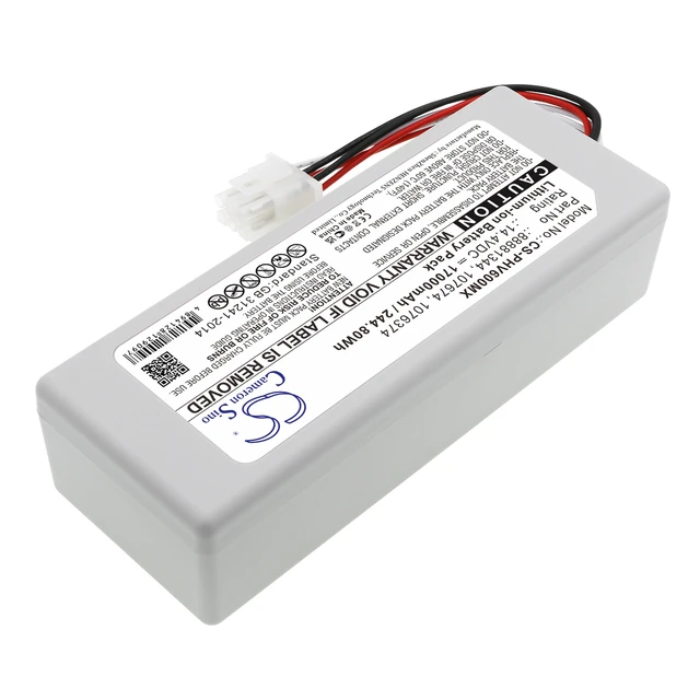 Alt view image 2 of 4 - Battery for Philips V60 V60S 1076374 107674 88881344 989805626941 M48385-B0