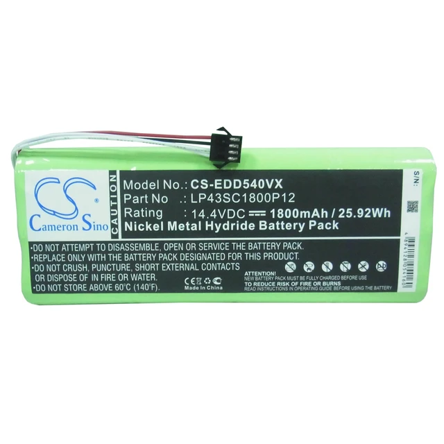 Alt view image 5 of 6 - Vacuum Battery for Ecovacs LP43SC1800P12 Deebot D523 D540 D550 D560 D570 D580