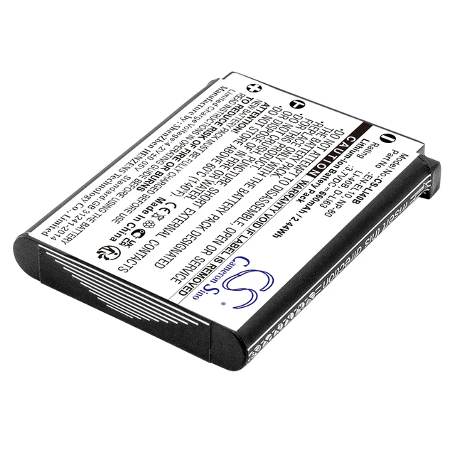 Alt view image 2 of 5 - Battery for NIKON EN-EL10 Olympus LI-40B LI-42B Casio NP-80 NP-82 Pentax D-LI63
