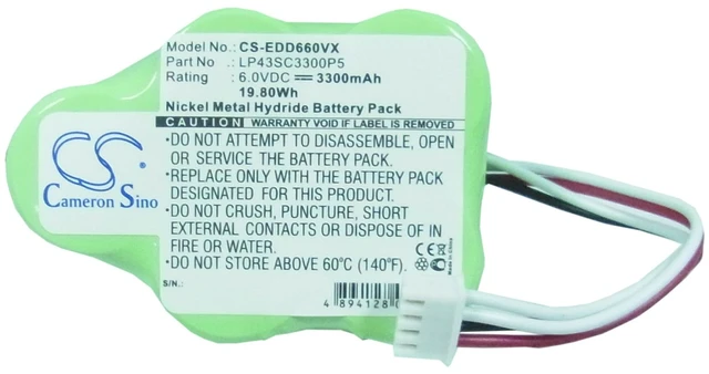 Alt view image 5 of 6 - Battery for Hoover Ecovacs LP43SC3300P5 35601130 Deebot D620 D630 D730 D760 D780