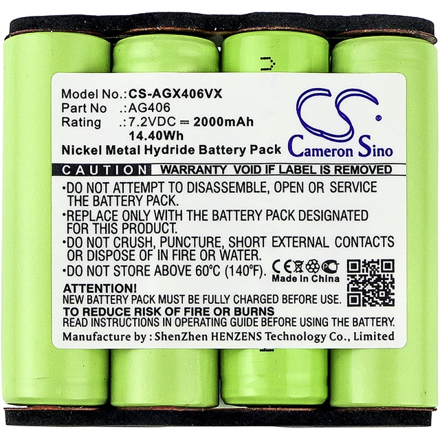 Alt view image 5 of 5 - Battery for AEG Electrolux AG406 ZB4106WD 90005510600 AG406WD AG4106 AG4108