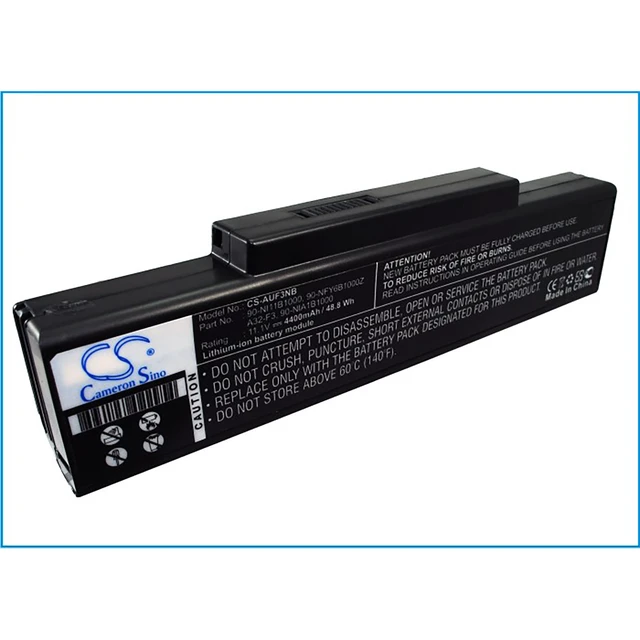 Alt view image 4 of 5 - Battery for Asus F3 MSI CBPIL48 CBPIL72 BTY-M68 BTY-M65 BTY-M67 A33-F33 NBAT-6