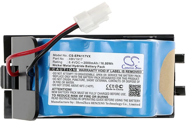 Alt view image 5 of 6 - Battery for Shark Euro Pro XBV1917 AP1172 V1917 APL1172 V1917C V1917H V1917N