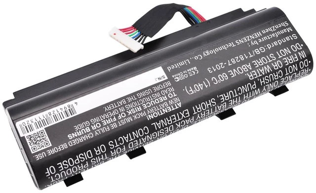 Alt view image 3 of 6 - Battery for Asus ROG G751 G751J GFX71 0B110-00290000M A42LM93 A42LM9H A42N1403