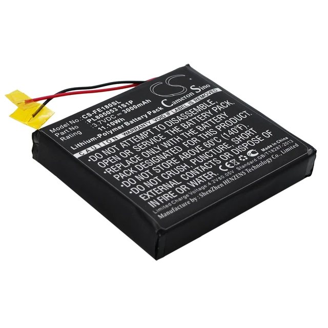 Alt view image 3 of 5 - Battery for Fiio E18 PL805053 1S1P Portable USB DAC Amplifier CS-FE180SL 3000mAh