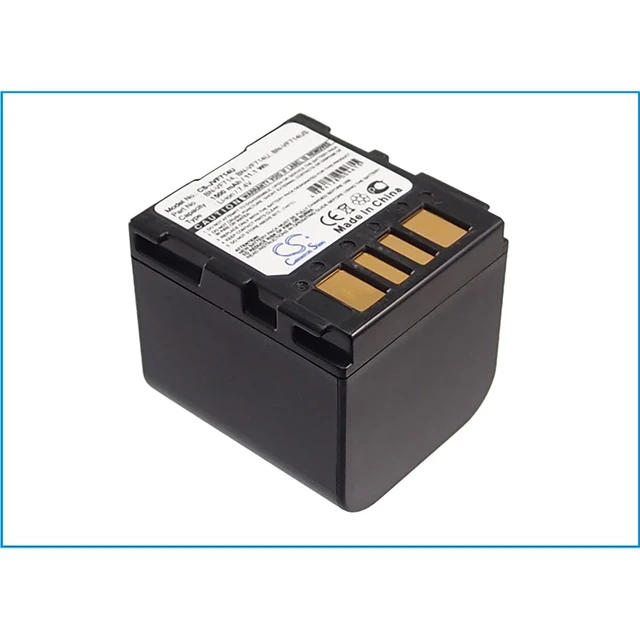 Alt view image 4 of 5 - Battery for JVC GR-D270 GZ-MG36 GR-X5 BN-VF714 BN-VF714U BN-VF714US LY34647-002B