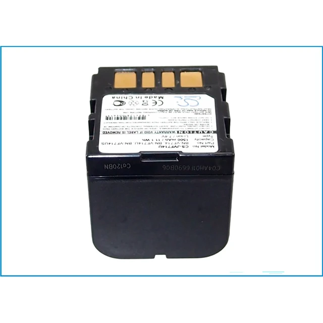 Alt view image 5 of 5 - Battery for JVC GR-D270 GZ-MG36 GR-X5 BN-VF714 BN-VF714U BN-VF714US LY34647-002B