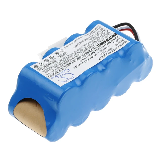Alt view image 4 of 6 - Battery for Shark Euro Pro XBT1106N Navigator SV116N SV1106N Freestyle SV1110