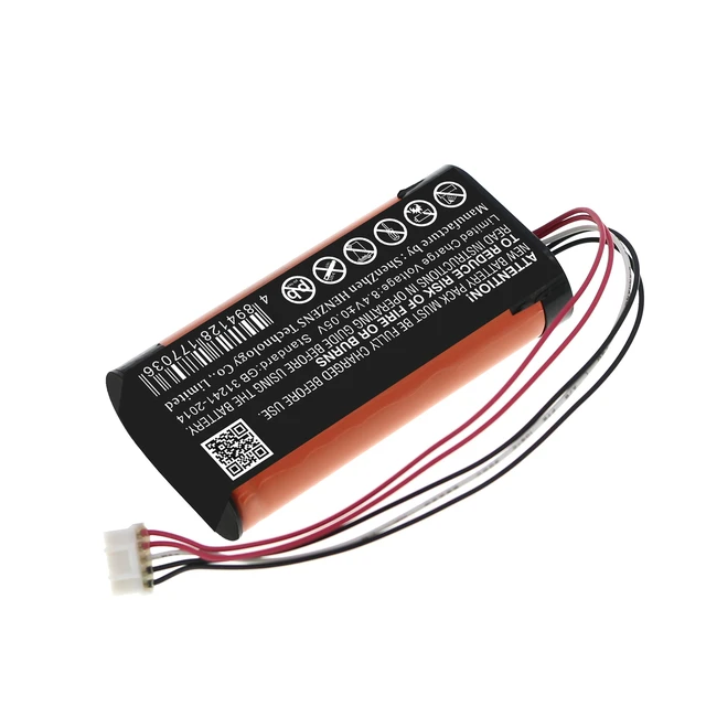 Alt view image 3 of 7 - Battery for Dell AE715 AE715B Wireless 360 Speaker CS-DEL360SL 7.4V Li-ion