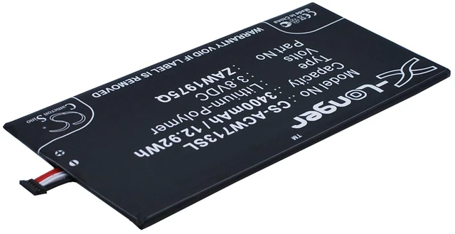 Alt view image 3 of 6 - Battery for Acer A1-713 HD Iconia Tab 7 Aprilia ZAW1975Q 1/ICP3/61/127 ZWA1975Q