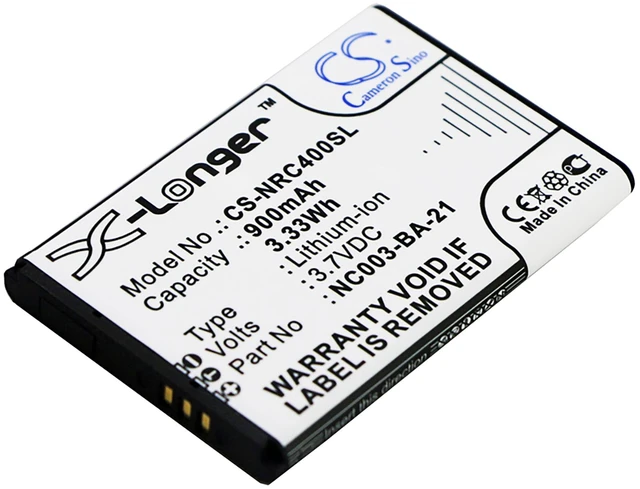 Main image of Battery for Nolan B4 RCS Kits NC003-BA-21 Helmet Headset CS-NRC400SL Li-ion