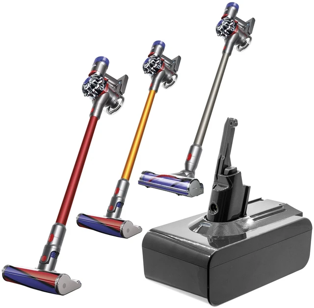 Alt view image 6 of 7 - Battery for 215681 967834-02 Dyson V8 Animal Exclusive Absolute Cord-Free Fluffy