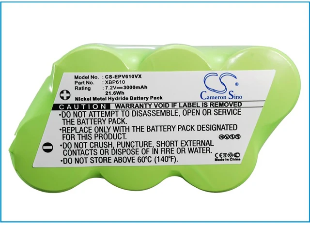 Alt view image 3 of 5 - Battery for Shark EuroPro XBP610 36000 86050 EU-36000 EU-86050 U610 UV610 UV614