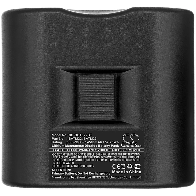 Alt view image 5 of 5 - Battery for DAITEM SH340AD 476-29X VP380F BAT22 BAT23 BATLi22 BatLi23 MPU01X