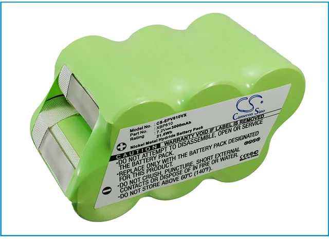 Alt view image 2 of 5 - Battery for Shark EuroPro XBP610 36000 86050 EU-36000 EU-86050 U610 UV610 UV614