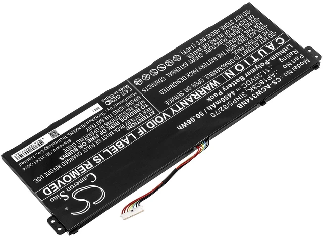 Alt view image 2 of 5 - Battery for Acer Aspire5 Chromebook 314 c933 Swift 3 SF314 TravelMate B1 AP18C8K