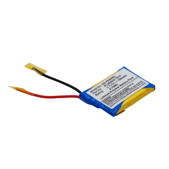 Alt view image 2 of 5 - Battery for Fiio E3 E5 E6 PL402030 1S1P Portable Headphone Amplifier CS-FE500SL