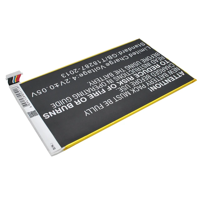 Alt view image 4 of 6 - Battery for Amazon KC5 Kindle Fire HD 2013 HDX 7.0 26S1001-A1 58-000055 S12-T2-D