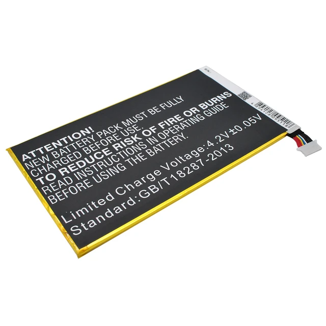 Alt view image 5 of 6 - Battery for Amazon KC5 Kindle Fire HD 2013 HDX 7.0 26S1001-A1 58-000055 S12-T2-D