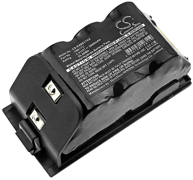 Main image of Vacuum Battery for Shark Euro Pro XB617U 8.4V 3000mAh CS-EXB617VX 25.20Wh Black