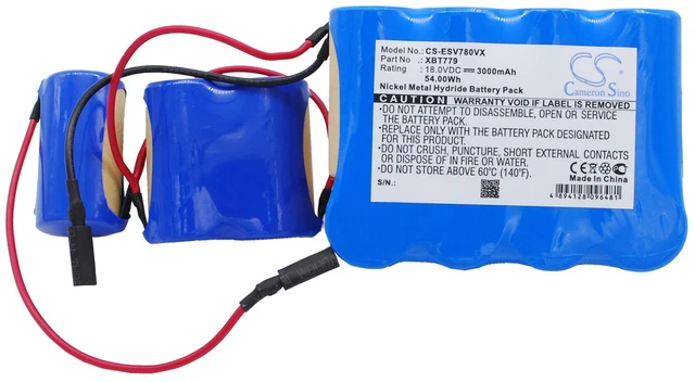 Main image of Battery for Shark Euro Pro XBT779 Pet Perfect II Hand Vac SV780 VX33 3000mAh 18V