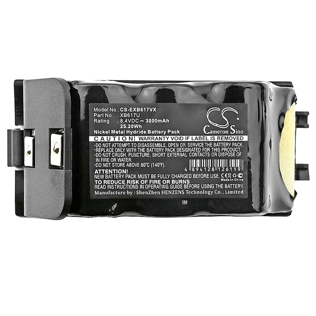 Alt view image 3 of 3 - Vacuum Battery for Shark Euro Pro XB617U 8.4V 3000mAh CS-EXB617VX 25.20Wh Black
