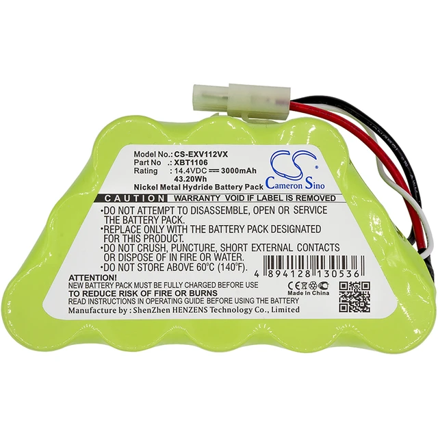 Alt view image 3 of 4 - Battery for Shark Euro Pro XBT1106 SV1106 SV1107 SV1112 SV-1100 SV-1107 XB-1100
