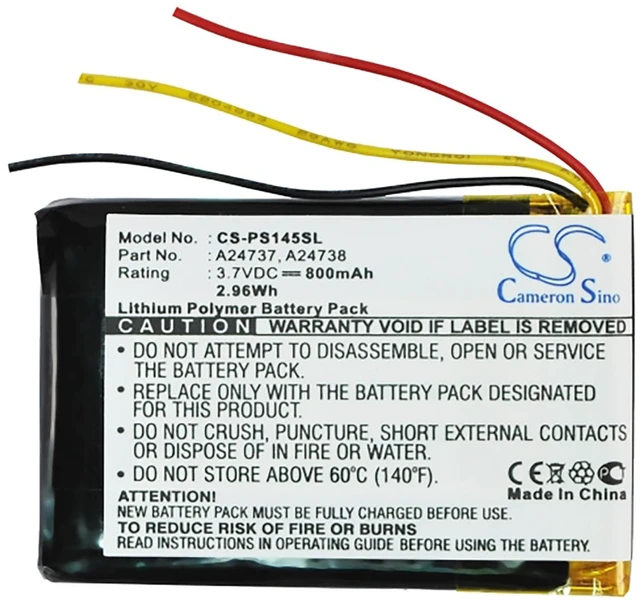 Alt view image 5 of 5 - Battery for Philips GoGear SA6037 SA6044 SA6045 SA6087 SA6145 A24737 A24738 NEW