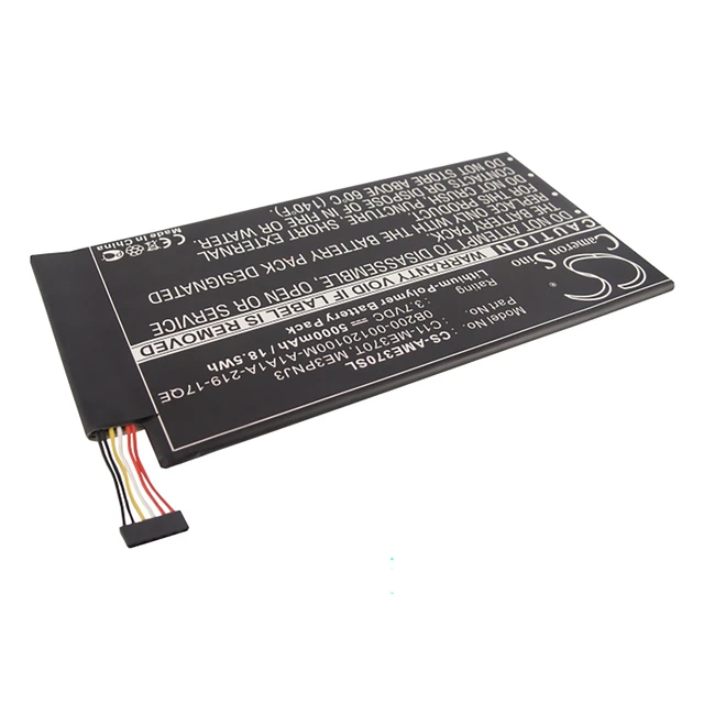 Alt view image 2 of 6 - Battery for Asus MeMO Pad Smart 10.1 TF400 C11-ME301T C11-TF400CD C21-TF400CD