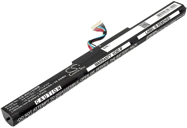 Main image of Battery for Asus GL752JW N552V 0B110-00360000 A41Lk9H A41N1501 L41LK2H L41LK9H