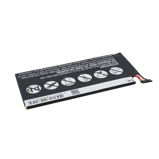 Alt view image 5 of 6 - Battery for Asus ME370TG Google Nexus 7 C11-ME370TG Tablet CS-AME390SL 3.75v