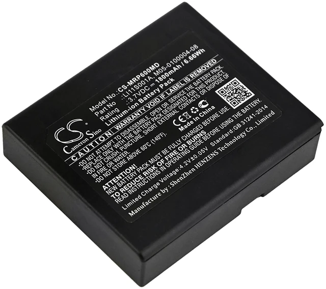 Main image of Battery for Mindray DPM2 PM60 022-000008-00 LI11S001A M05-0100004-08 CS-MRP600MD